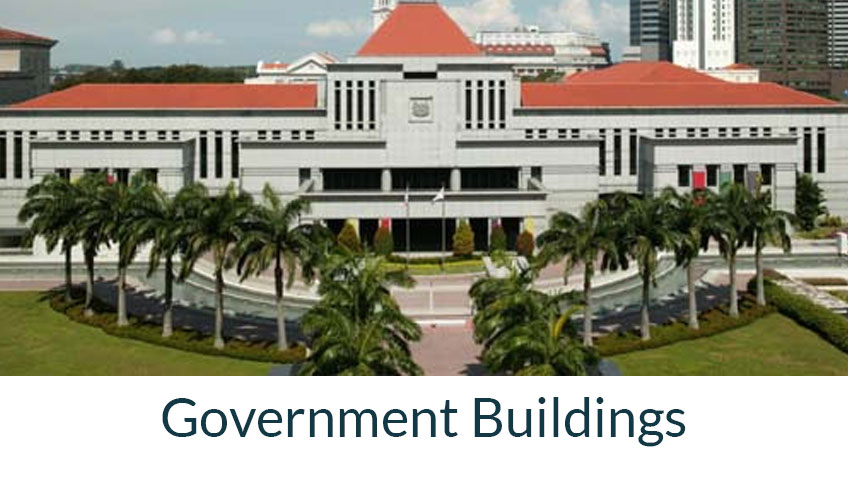 visitor management system security solution business buildings in singapore client private government building